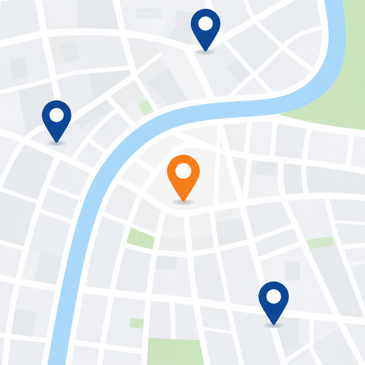 Nearby meeting venues map